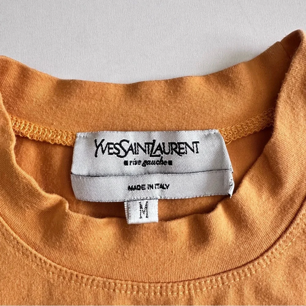 YSL TankTop Yellow Black Logo Front Size Medium - Picture 2 of 7